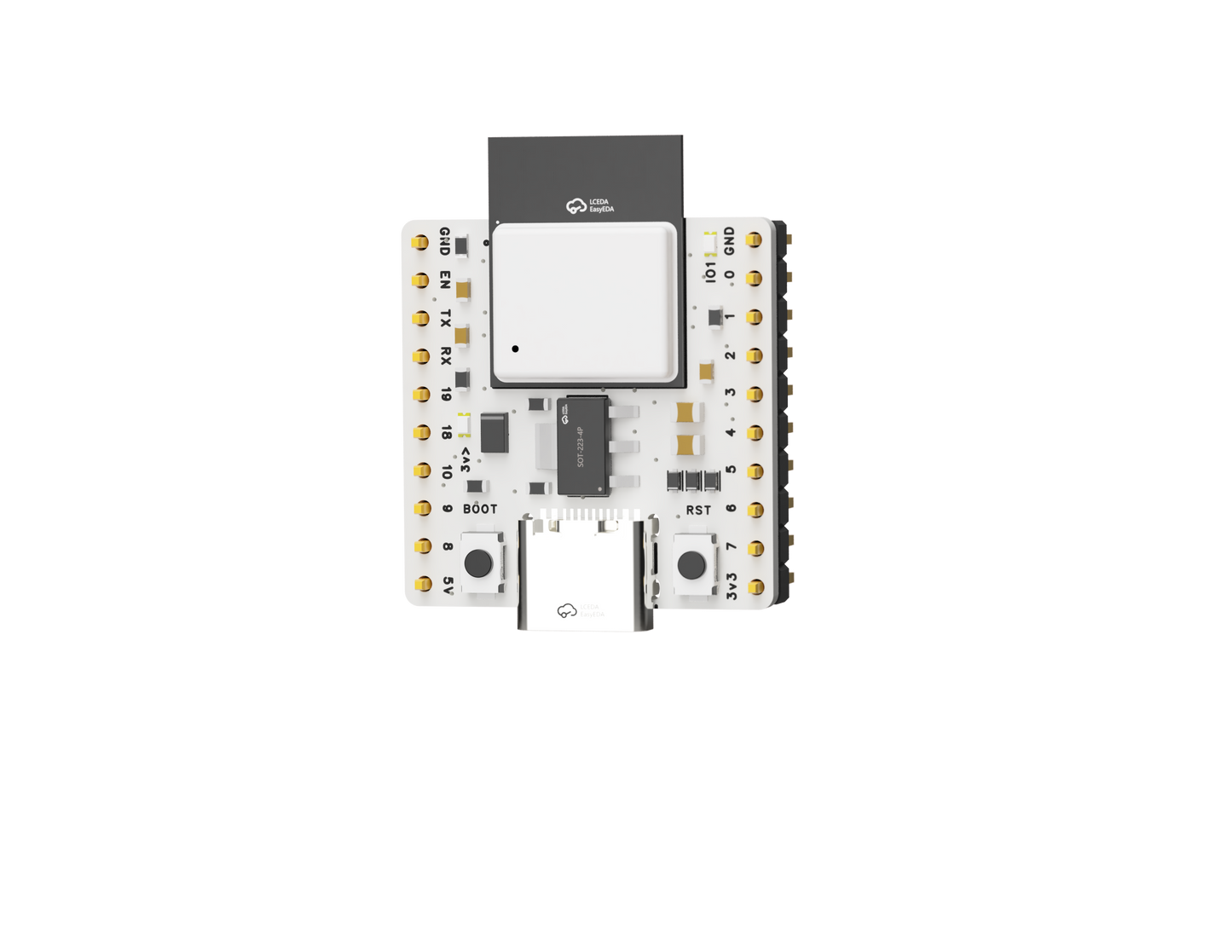 WhiteMCU ESP32 C3 MINI Dev Board – Compact Wi-Fi + BLE IoT Kit
