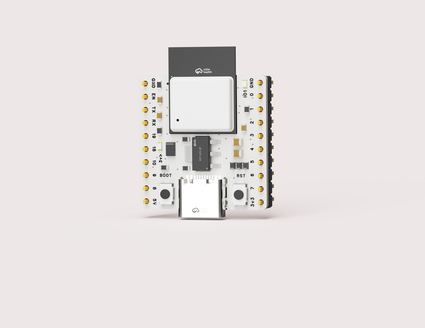 WhiteMCU ESP32 C3 MINI Dev Board – Compact Wi-Fi + BLE IoT Kit