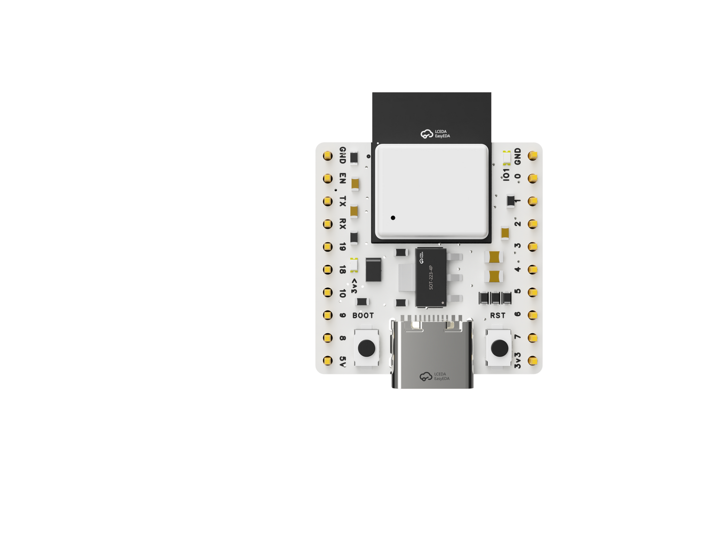 WhiteMCU ESP32 C3 MINI Dev Board – Compact Wi-Fi + BLE IoT Kit