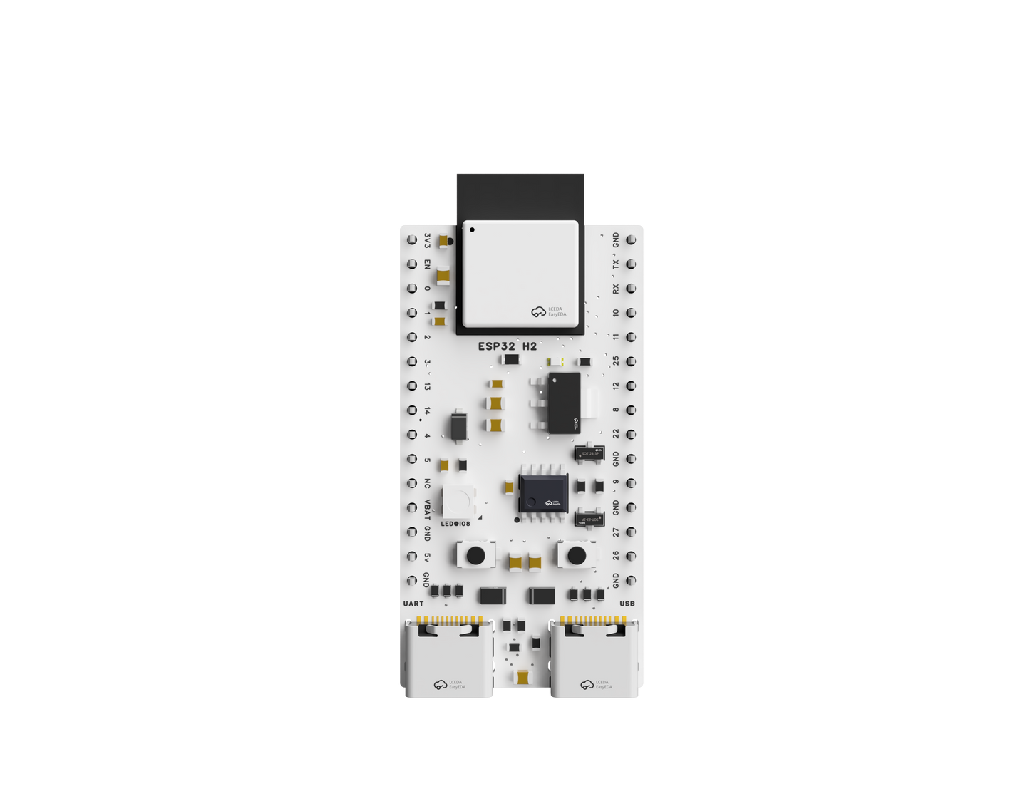 WhiteMCU ESP32 H2 Dev Board – Zigbee, Thread, BLE 5.2 Ready